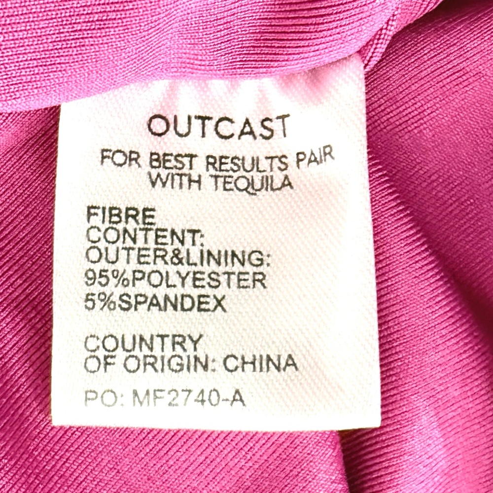 NWT Outcast “Eliza” Vibrant Pink/Magenta Floral Rose Print Mini Skirt Size Small - Picture 14 of 15